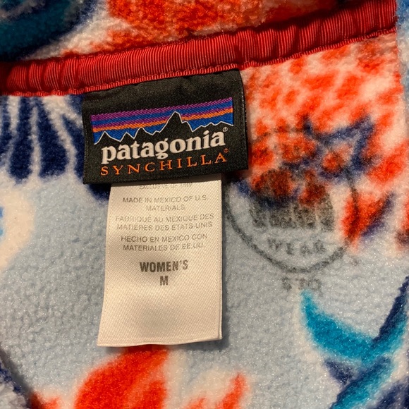 EXC Patagonia Synchilla Fleece Manoa Dusk Blue Women’s M Lightweight Snap-T 2015 - Picture 14 of 15